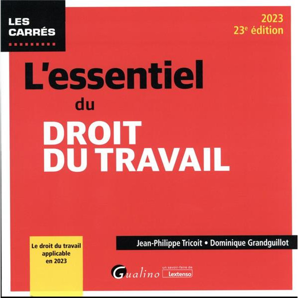 L'essentiel du droit du travail 2023