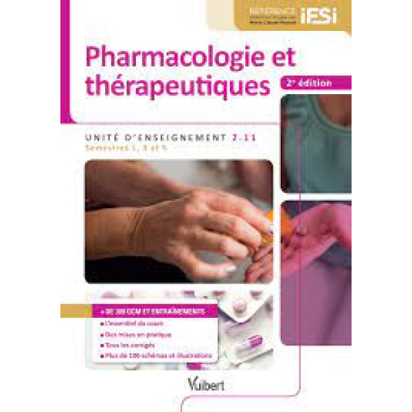 Pharmacologie et thérapeutiques - UE 2.11, semestres 1, 3 et 5