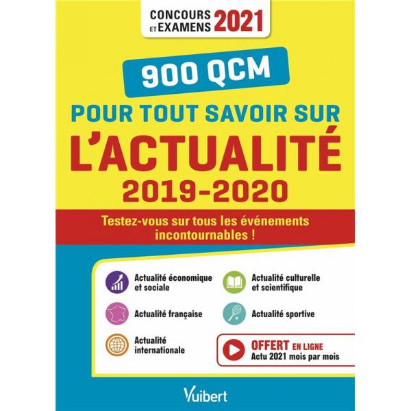 900 QCM pour tout savoir sur l'actualité 2019-2020