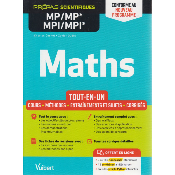 Maths MP/MP*-MPI/MPI* -Tout-en-un Cours méthodes
