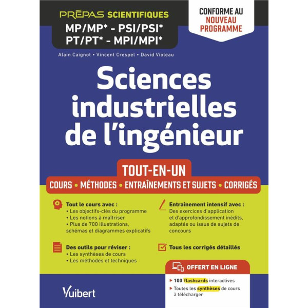 Sciences industrielles de l'ingénieur MP/MP PSI/PSI PT/PT MPI/MPI