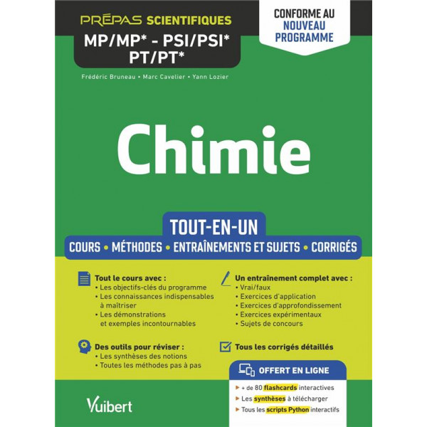 Chimie - Tout en un MP/MP* PSI/PSI* PT/PT* 