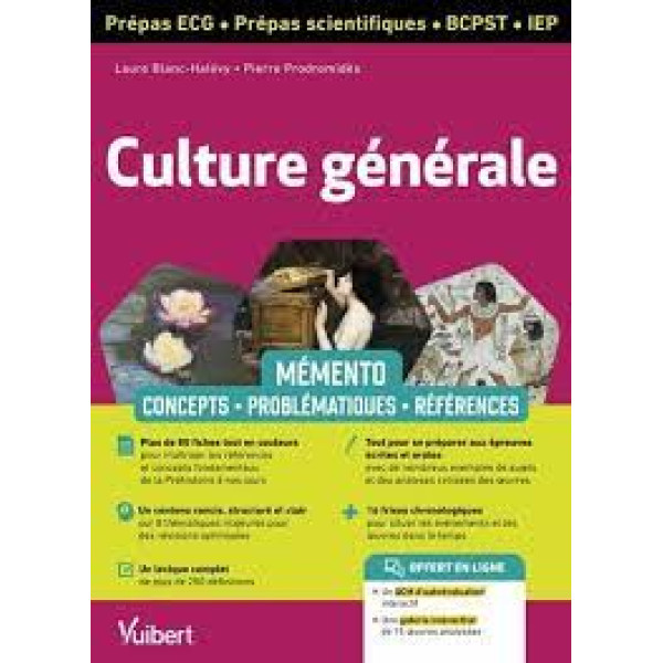 Culture générale prépas ECG, prépas scientifiques BCPST IEP -Mémento