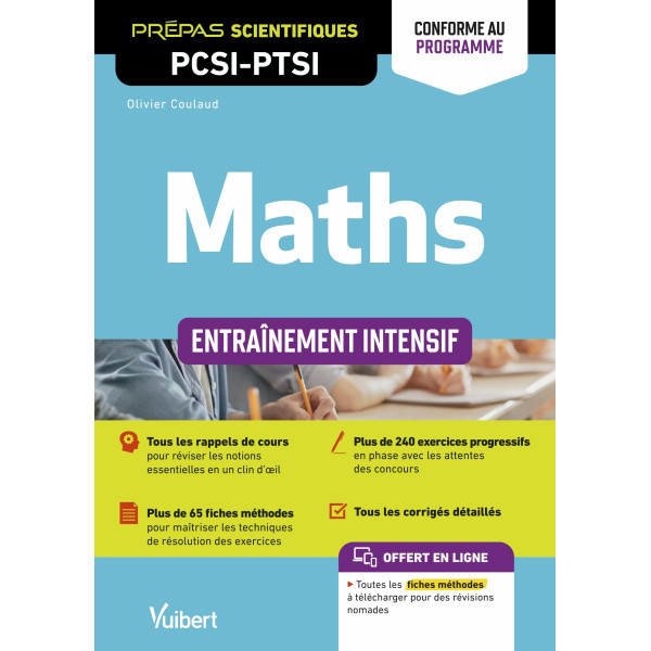 Maths PCSI-PTSI -Entraînement intensif