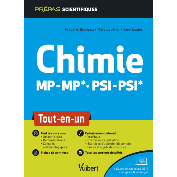 Chimie MP-MP  PSI-PSI - Tout-en-un