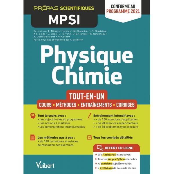 Physique Chimie MPSI Tout en un 2021