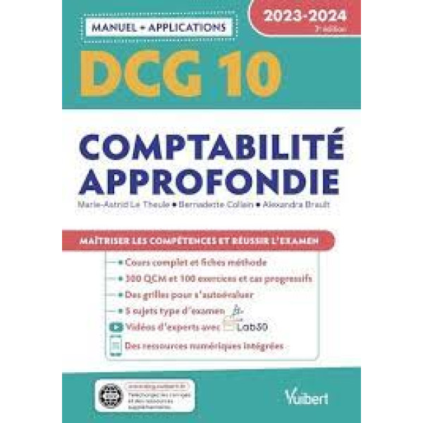DCG 10 Comptabilité approfondie 