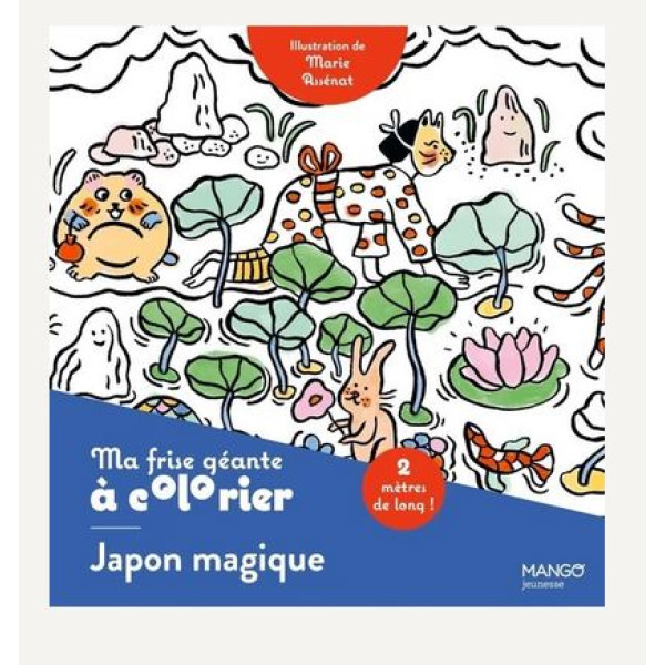 Ma frise géante à colorier Japon magique