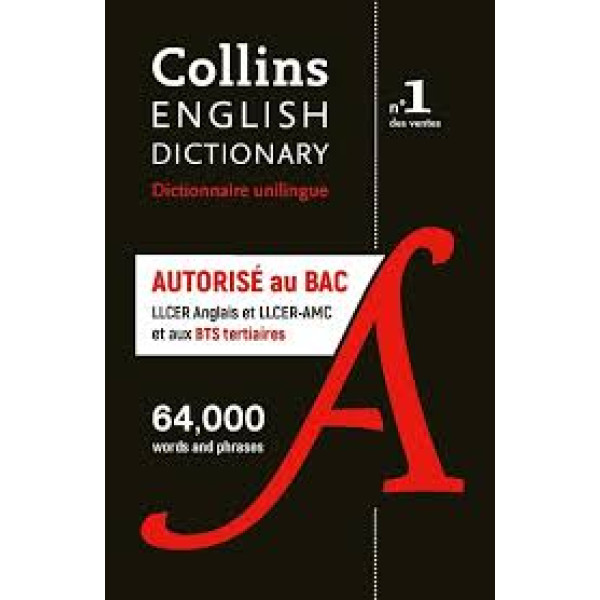 Collins english dictionary unilingue