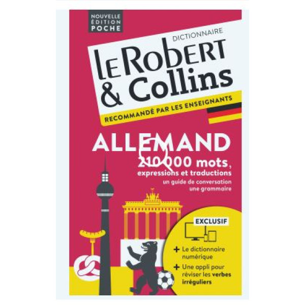 Le Robert & Collins poche allemand. Français-allemand, Allemand-français 2023