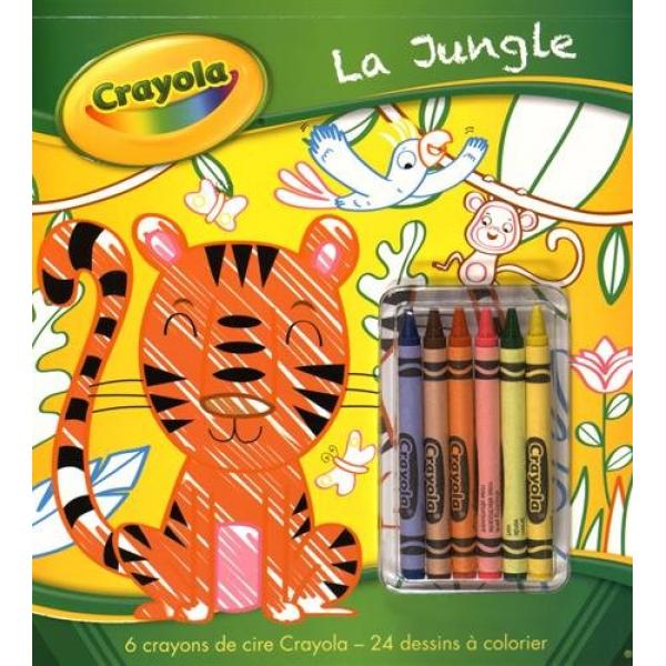 Crayola -La jungle + 6crayons de cire