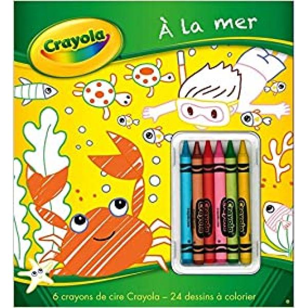 Crayola -A la mer + 6 crayons de cire