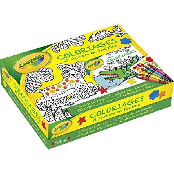 Crayola -Coloriages et stickers en feutrine