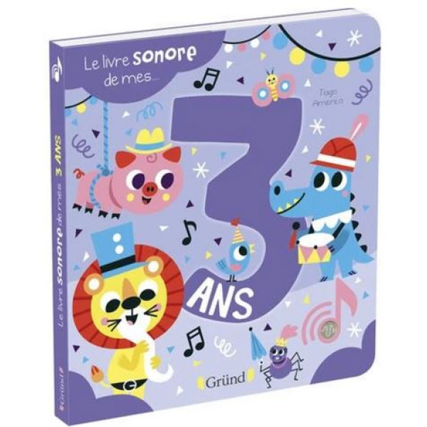 Le livre sonore de mes 3 ans