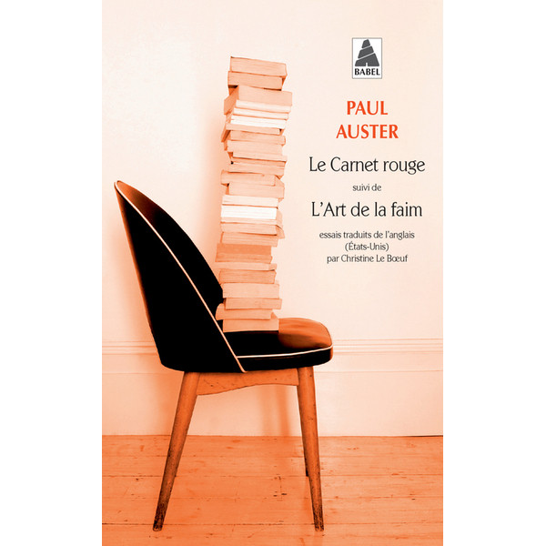 Le carnet rouge - Suivi de L'art de la faim
