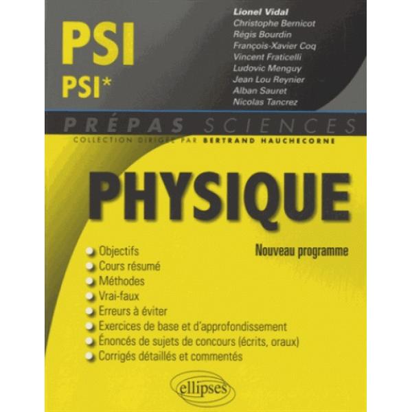 Physique PSI-PSI*-Prépas sciences 3ED