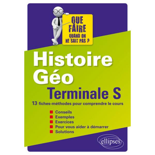 Histoire-géographie Term S Que faire quand on ne sait pas 