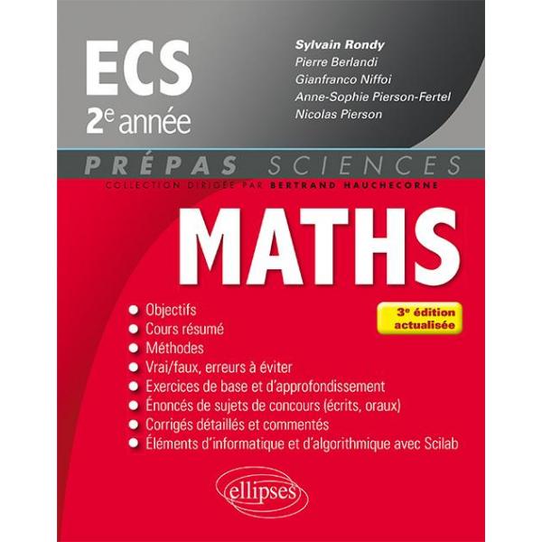Mathématiques ECS 2e année 3éd
