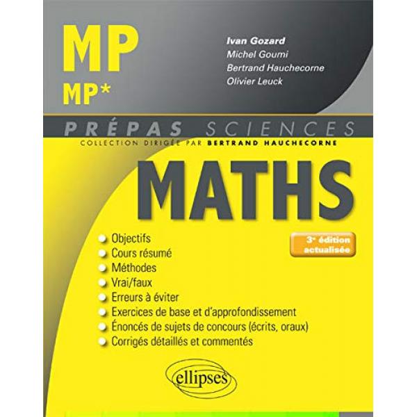 Mathématiques MP/MP* 3éd