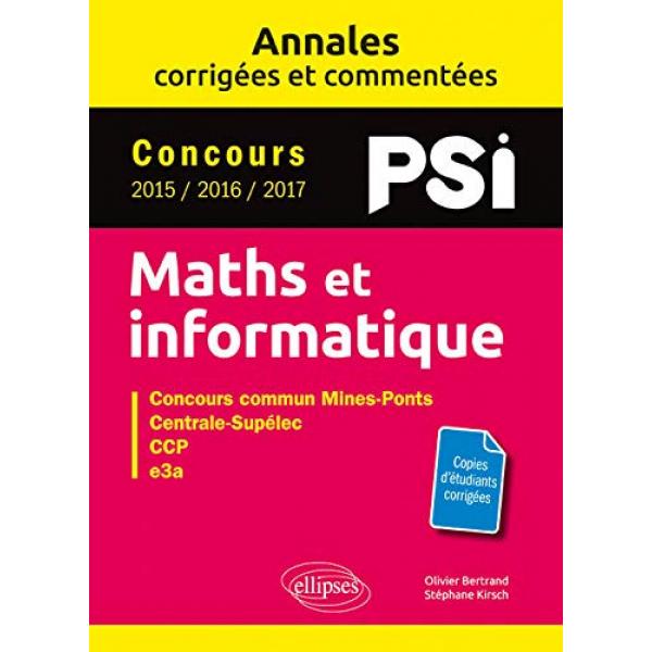 Maths et informatique PSI