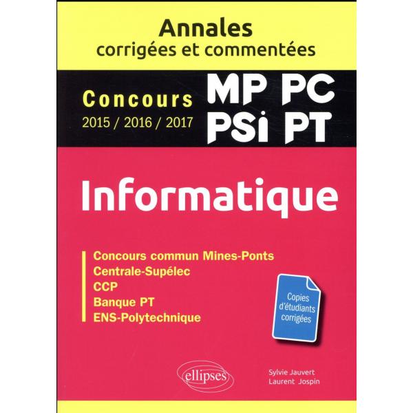 Informatique MP/PC/PSI/PT