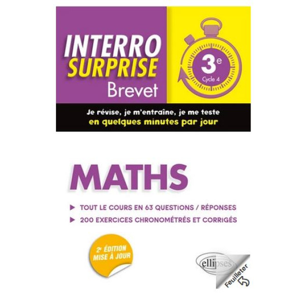 Maths 3e Cycle 4 Brevet