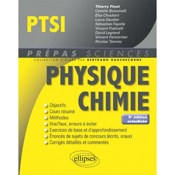 Physique chimie PTSI-Prépas sciences 3ED