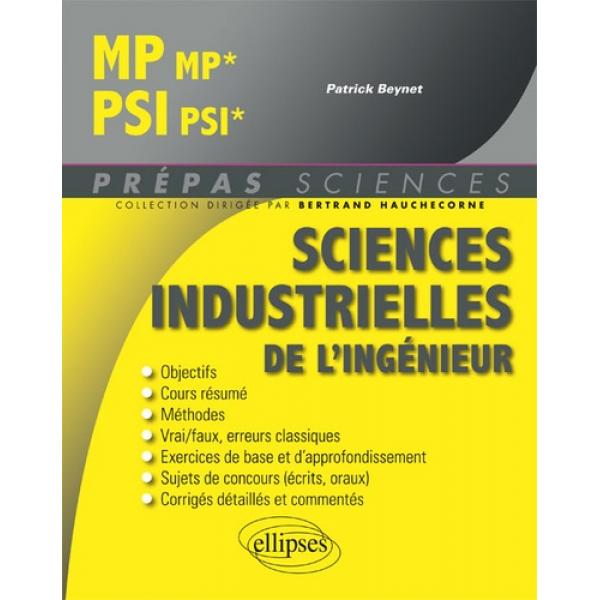 Sciences industrielles de l'ingénieur MP MP* PSI PSI*
