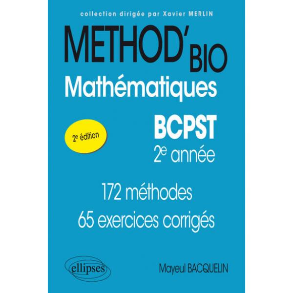 Method'bio mathématiques BCPST 2e année 2ED