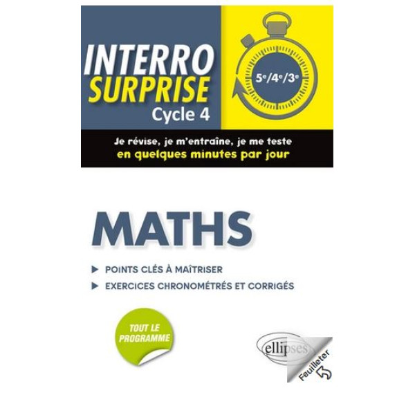 Mathématiques cycle 4 - Tout le cours en 128 questions