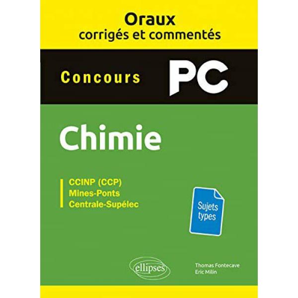 Chimie PC - Oraux corrigées et commentés