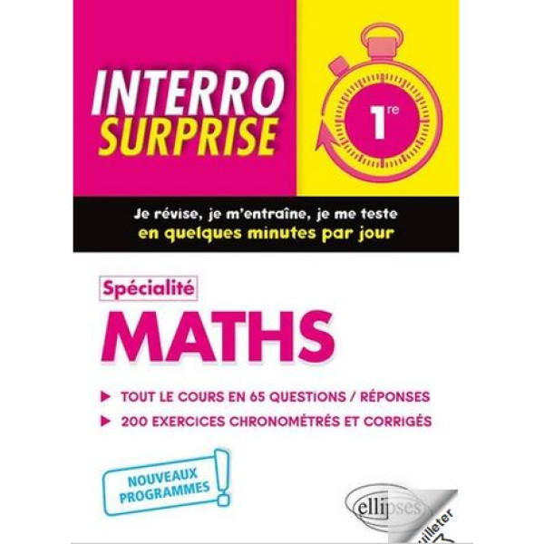 Spécialité Maths 1re 2019