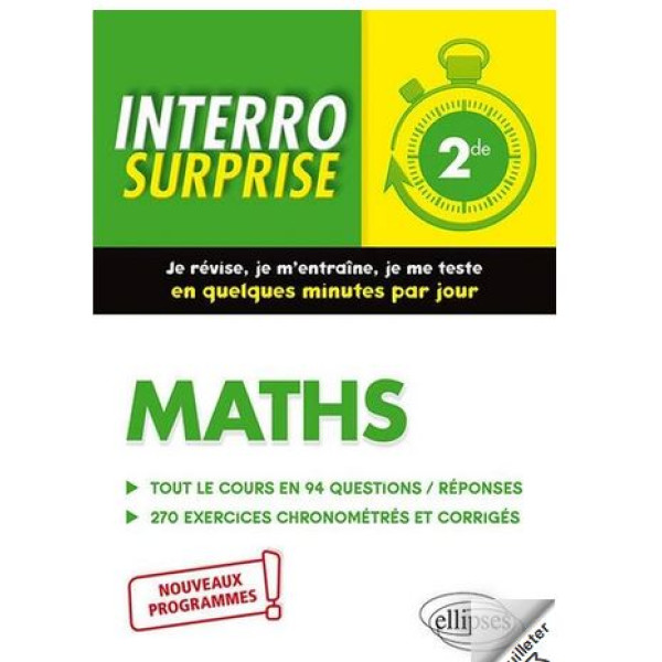 Maths 2de -Interro surprise 