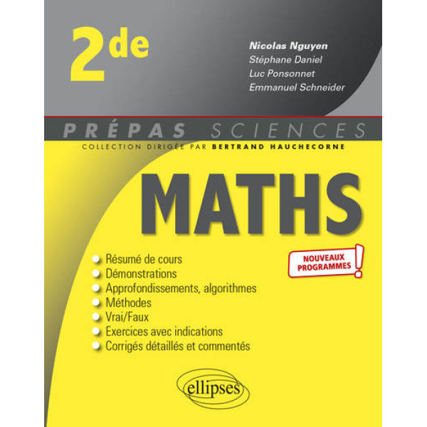 Mathématiques Seconde 2ed