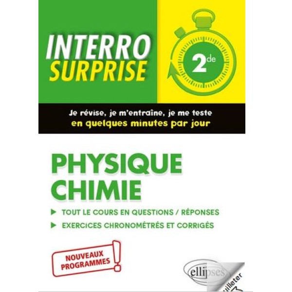 Interro surprise Physique chimie 2de