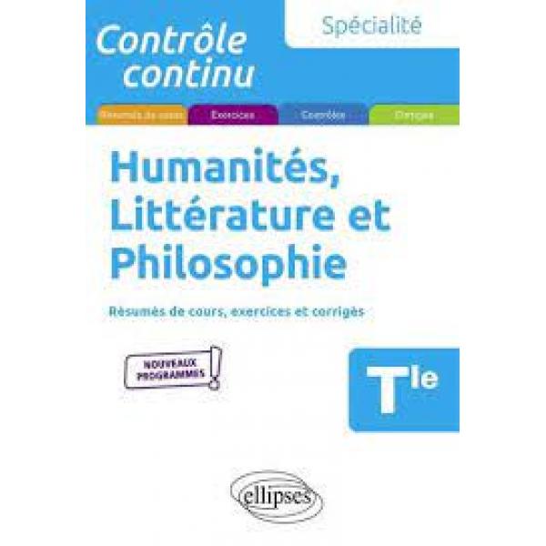 Spécialité Humanités Littérature et Philosophie Tle