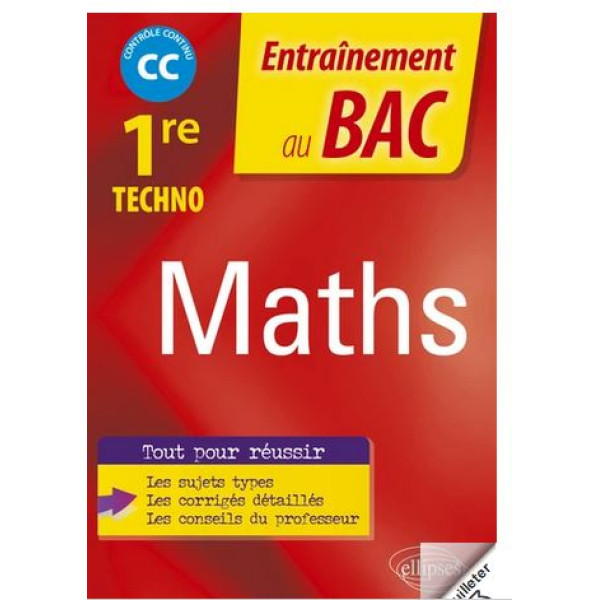 Maths 1re techno