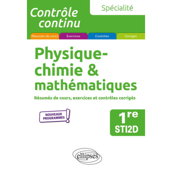 spécialité physique-chimie et mathématiques   première STI2D