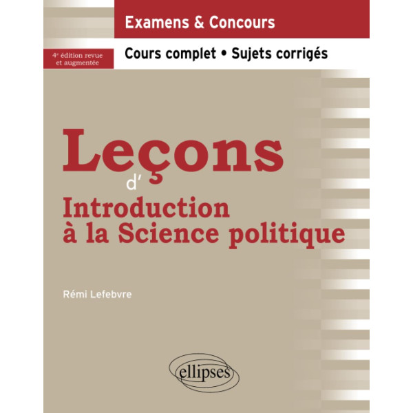 Leçons d'Introduction à la Science politique