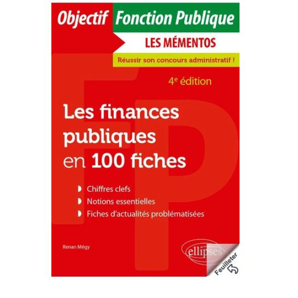 Les finances publiques en 100 fiches 4ED