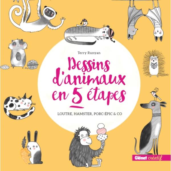 Dessins d'animaux en 5 etapes