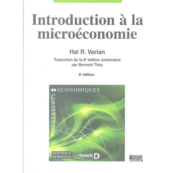 Introduction à la microéconomie 8ed
