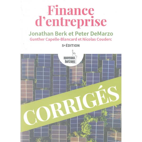 Finance d'entreprise 5éd Corrigés