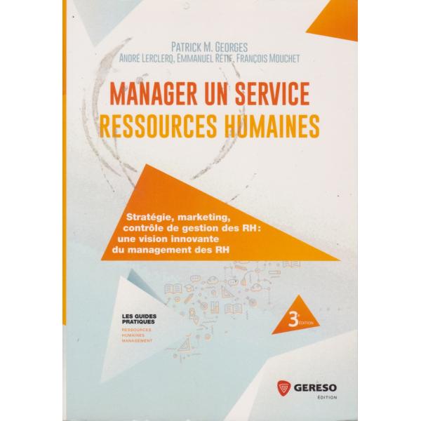 Manager un service ressources humaines 3ed
