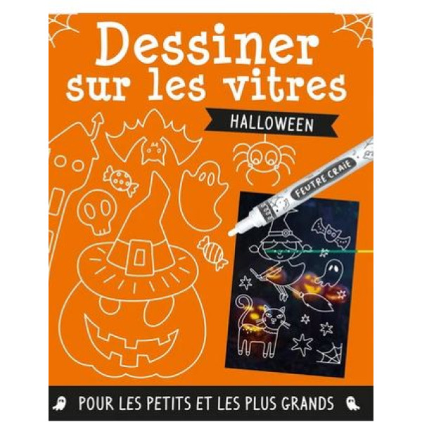 Halloween - Dessiner sur les vitres