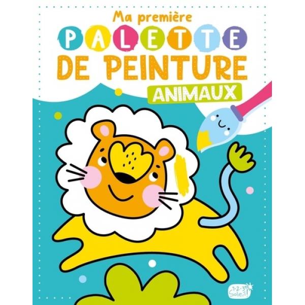 Animaux -Ma première palette de peinture + 1 pinceau