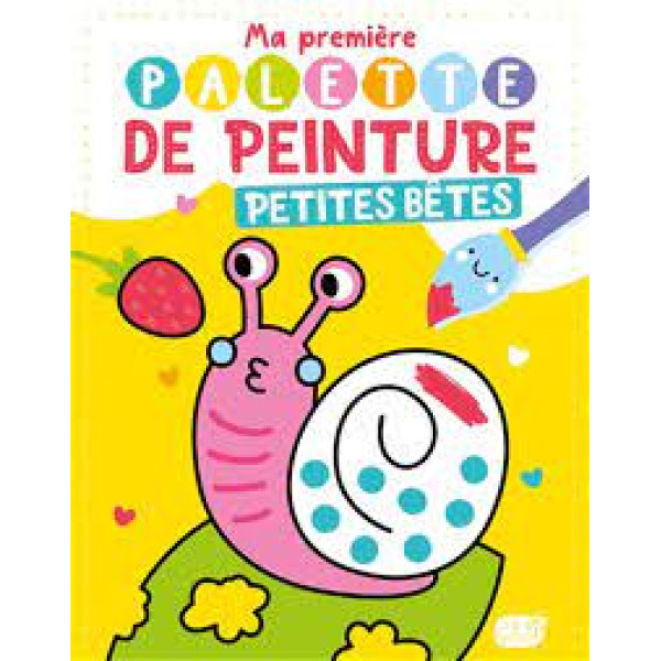 Petites bêtes -Ma première palette de peinture + 1 pinceau