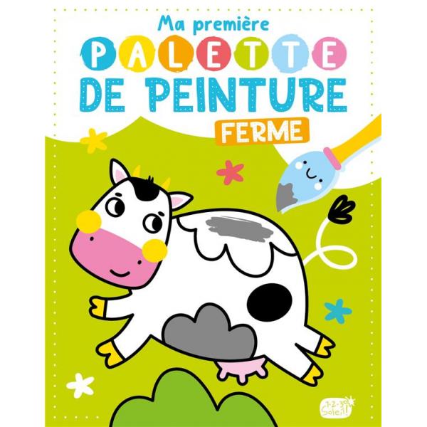 Ferme -Ma première palette de peinture + 1 pinceau