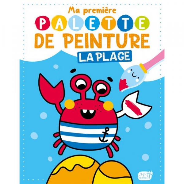 La plage -Ma première palette de peinture + 1 pinceau