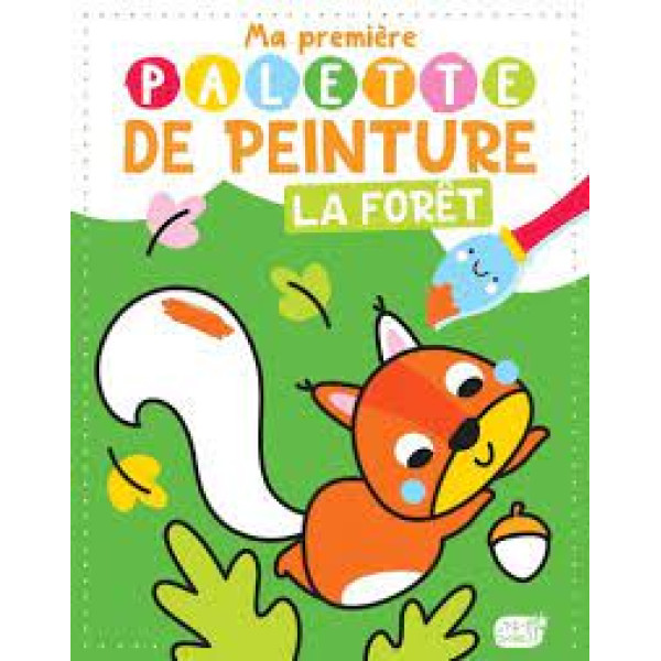 La forêt -Ma première palette de peinture + 1 pinceau